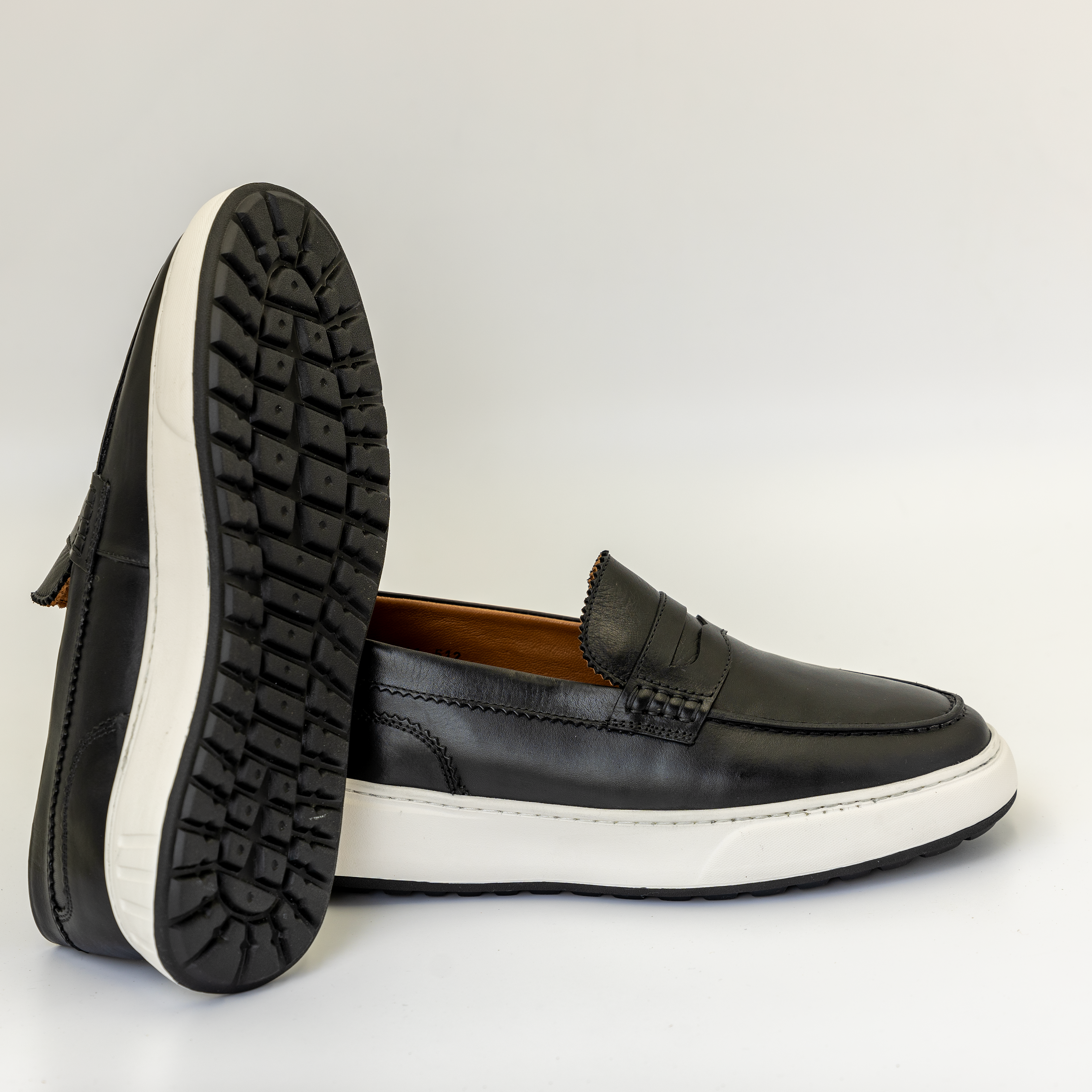 Sneakers Easy en cuir noir