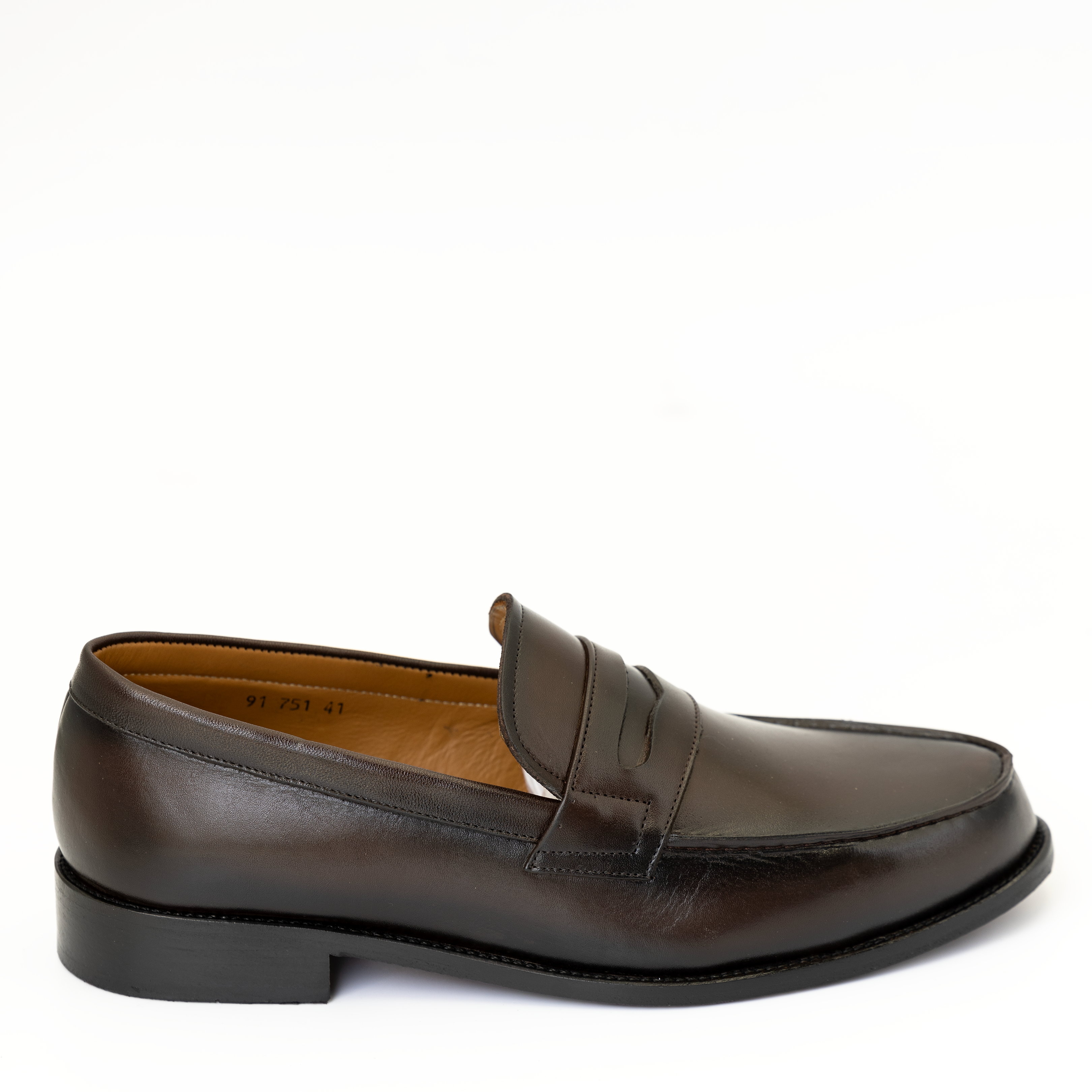 la base, mocassin loafer, couleur marron.