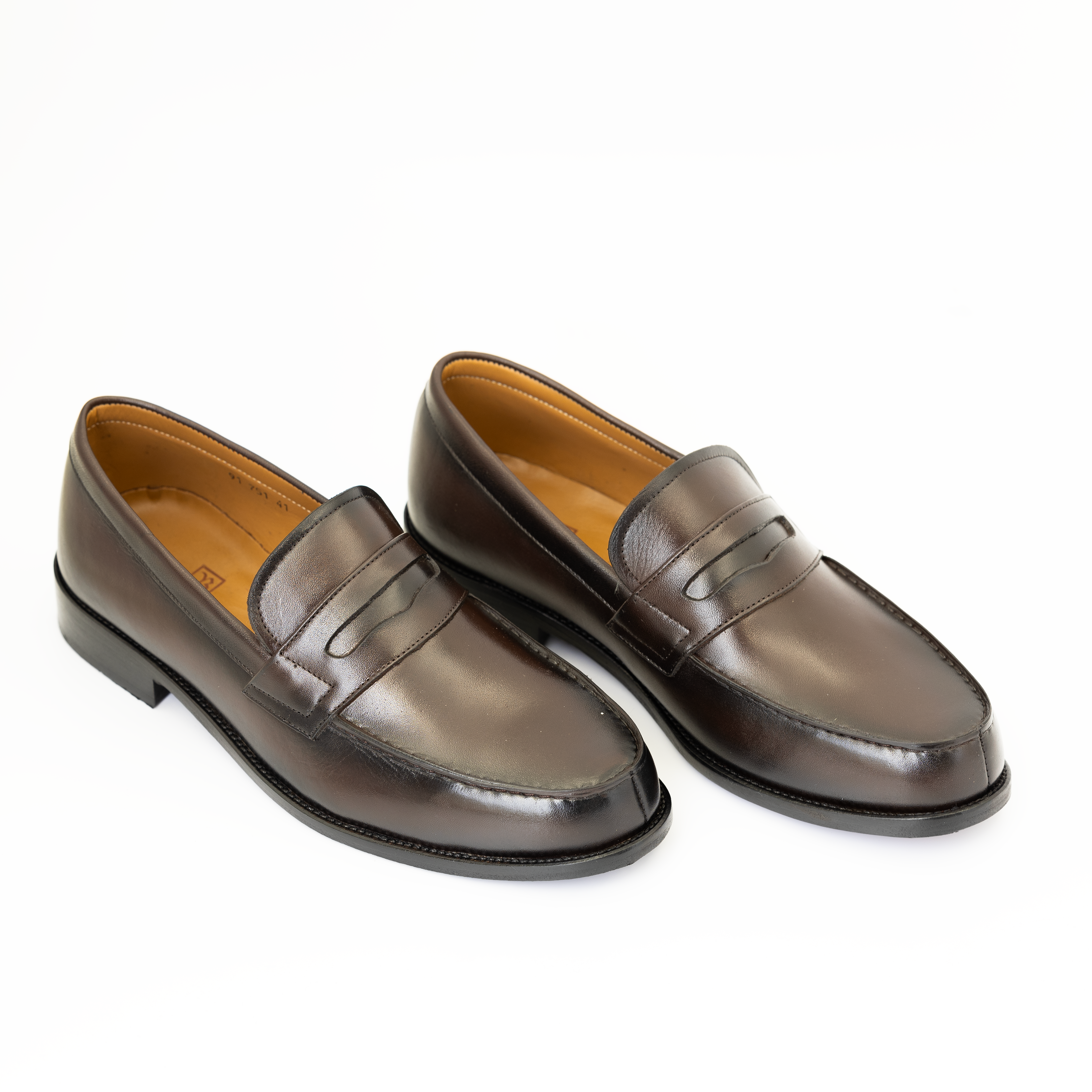 la base, mocassin loafer, couleur marron.